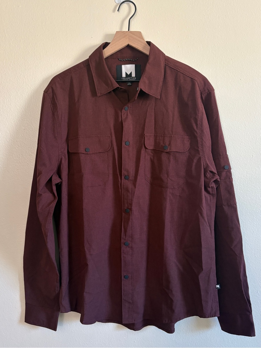 Collection By Michael Strahan Long Sleeve Button Up Shirt - Men’s Size Large